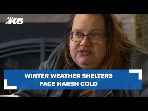 Winter weather shelters face harsh cold