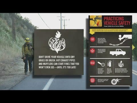 Car safety tips to prevent wildfire