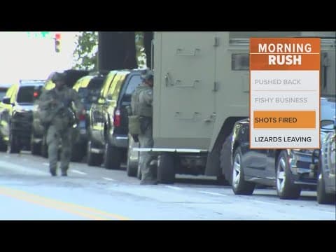 Man arrested after firing shots off the hotel in Atlanta