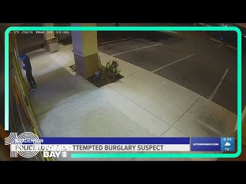 Police looking for attempted burglary suspect in Bradenton