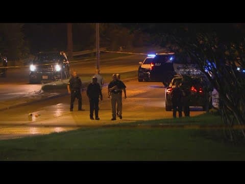 A police officer hit a pedestrian in a squad car, she is in critical condition