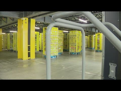 Tour of Amazon Fulfillment Center warehouse in Richmond, Texas