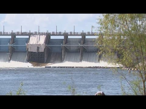 Trinity River Authority issues emergency alert due to issue on spillway at Lake Livingston Dam