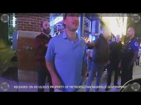 Body camera released from Morgan Wallen's arrest on Broadway