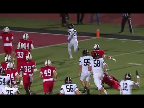 Friday Night Football | Colleyville Heritage RB Bryce Abrams stiff-arms his way into the endzone