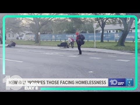 New Florida bill causing concern amongst those facing homelessness