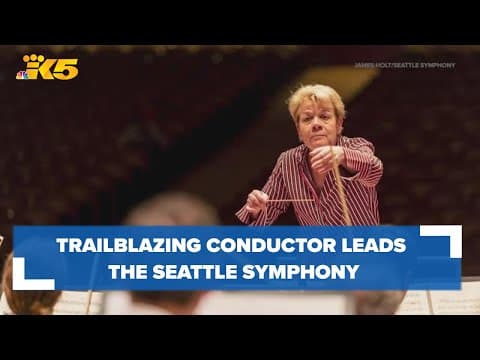 Trailblazing female symphony conductor leads the Seattle Symphony