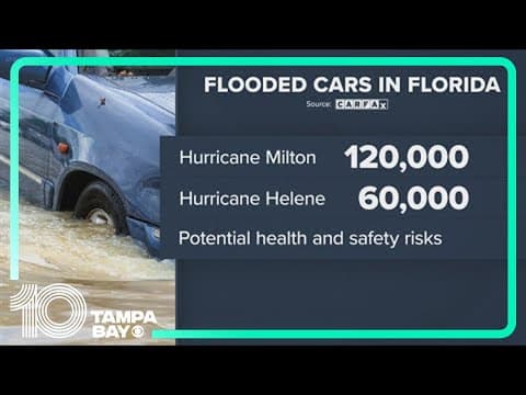 Check before you buy: How to spot flooded cars after Hurricanes Helene, Milton