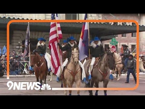 Stock Show parade marches in downtown Denver