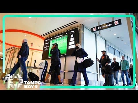 Live look: Delays increasing at Tampa International Airport