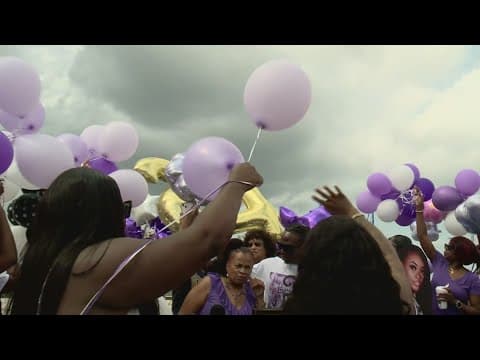 Balloon release for mass shooting victim