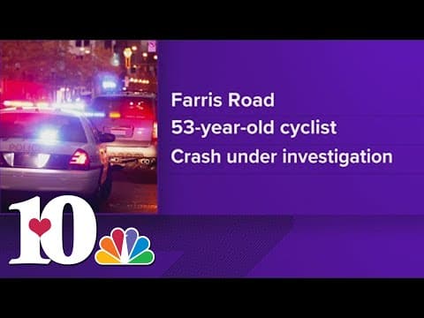 BCSO: 53-year-old cyclist dead after being struck by car