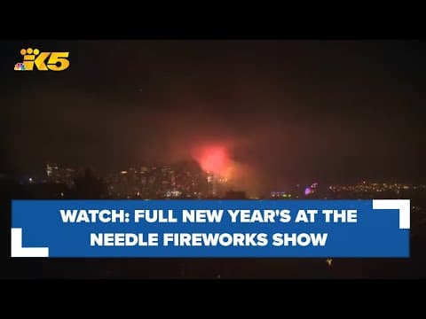 WATCH: New Year's at the Needle fireworks show 2024