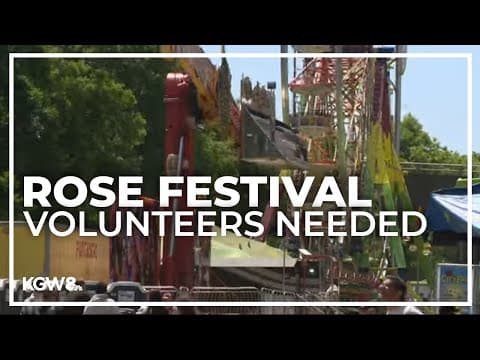 Rose Festival wraps up first weekend on Memorial Day; more volunteers needed