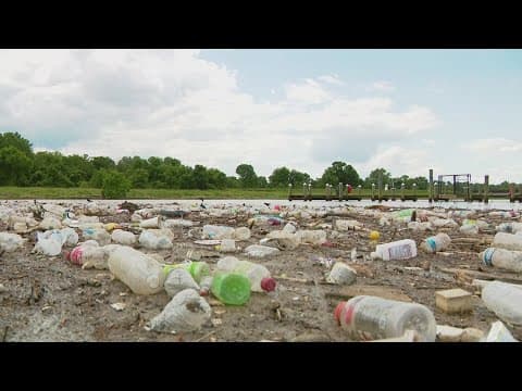 Severe storms wash shocking amount of trash into the Anacostia River