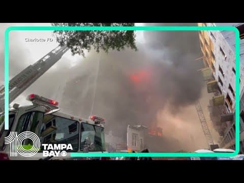 North Carolina fire: Massive fire burns in SouthPark Mall area of Charlotte