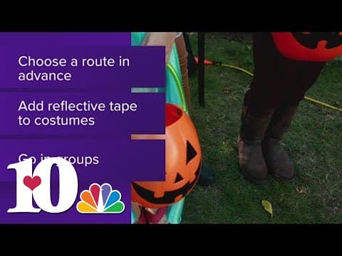 Here are some tips to stay safe while trick-or-treating