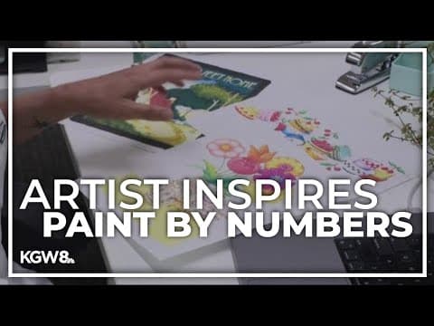 National artist partners with a Milwaukie paint-by-numbers kit making business