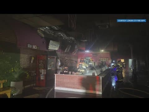 Lenoir City ice cream parlor damaged after overnight fire