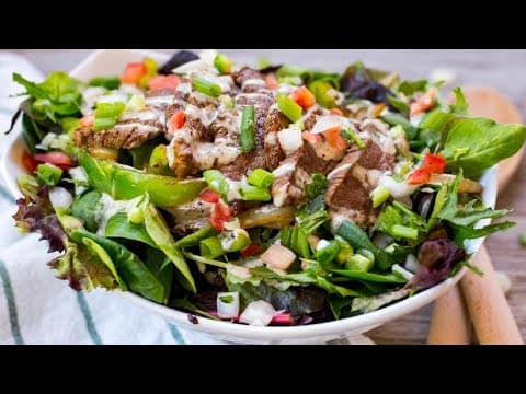 Celebrate national salad & national beef months with delicious recipes & tips for healthy food on th