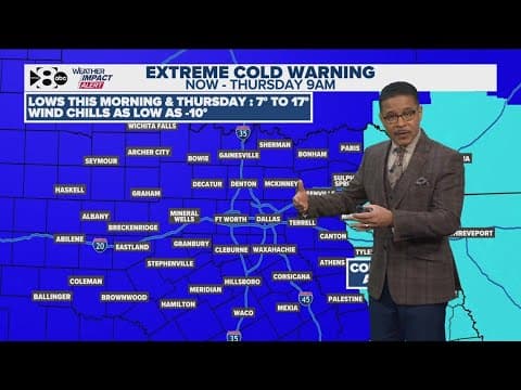 DFW weather: Latest Dallas-Fort Worth freeze forecast, traffic updates