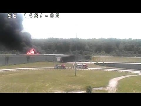 Columbus fire officials give update on tanker truck fire that shut down several lanes on I-270