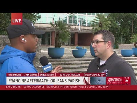 Francine Aftermath: New Orleans City Council’s Joe Giarrusso discusses recovery efforts