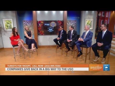 Companies give back in a big way to the USO