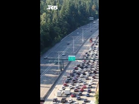 Drivers in Seattle warned of more heavy traffic this weekend
