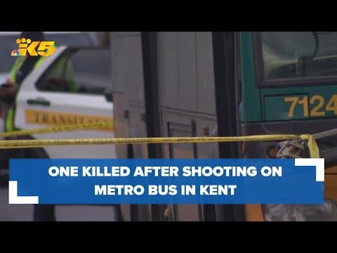 One dead after shooting on King County Metro bus