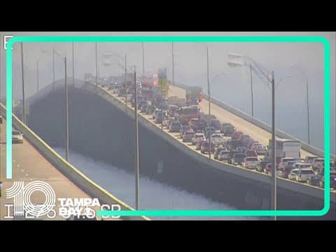 Howard Frankland Bridge crash causes delays
