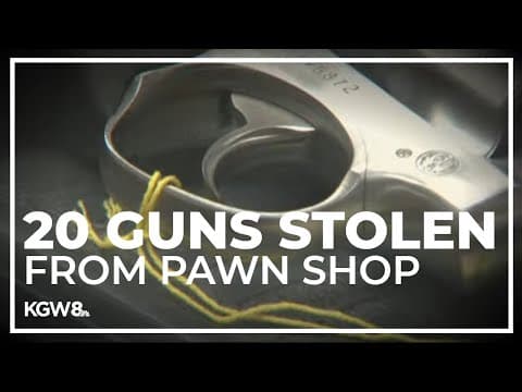 $10K reward offered after 20 guns stolen from Beaverton pawn shop