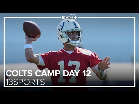 Daniel Jones named starter for next preseason game | Colts Camp Day 12 | 13Sports