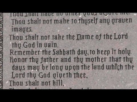 Legal battle underway over new Texas law that requires schools to post Ten Commandments