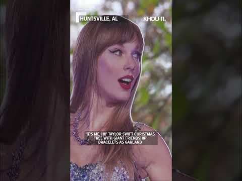 Taylor Swift Christmas tree goes viral #shorts