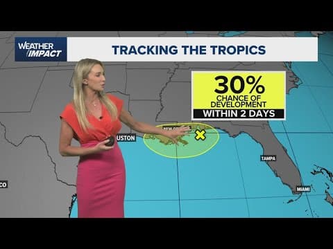 System has 30% chance for tropical development in the Gulf