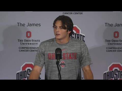 Julian Sayin postgame interview | Ohio State vs. Ohio University