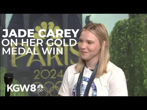 Gymnast Jade Carey on winning gold medal at 2024 Paris Olympics