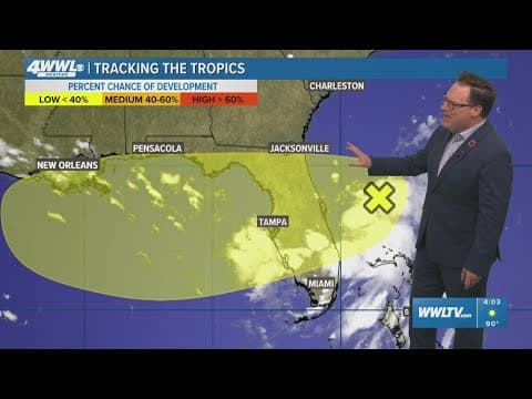 Monday 4 PM Tropical Update: Development possible in the Gulf this week