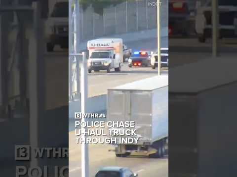 Plainfield police officer shoots 1 of 2 suspects following chase in U-Haul truck