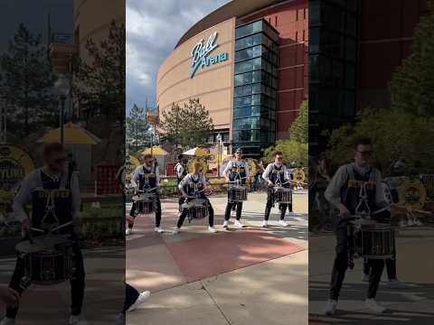 Denver Nuggets skyline drum line has fans pumped before Game 7 playoff game