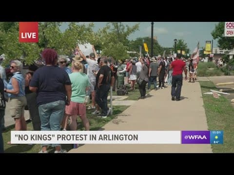 No Kings rally in Arlington, Texas