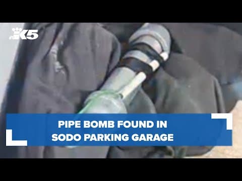 Pipe bomb found in SODO parking garage