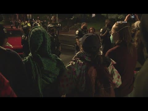 Student protests return to George Washington University as school starts up again