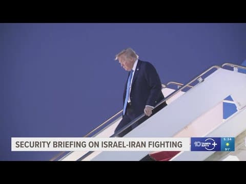 Trump White House hosts security briefing on Israel-Iran conflict