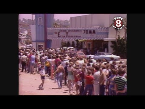 'E.T. the Extra Terrestrial' draws crowds in San Diego July 1982