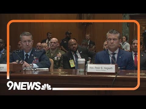 Defense secretary testifies before the Senate