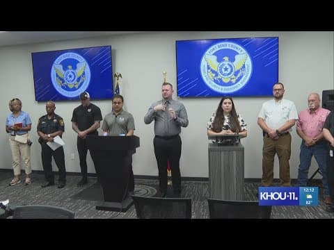 Fort Bend County officials give updates on power outages, cooling centers, shelters, supplies and mo