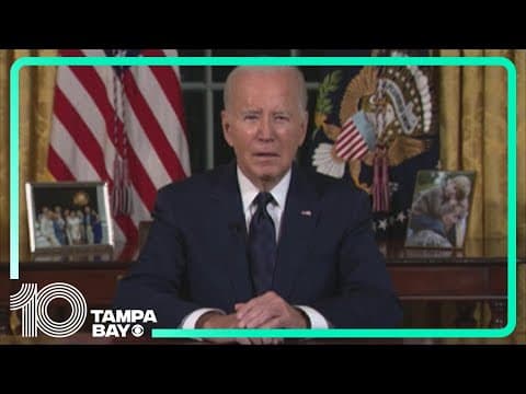 'We mourn every innocent life lost': President Biden says we can't ignore the humanity of Palestinia