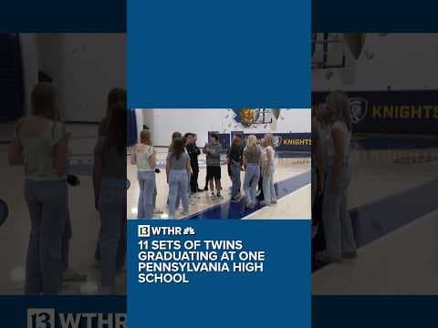 11 sets of twins graduating at the same time